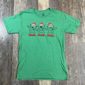 Disney Toy Story 4 Unisex Green Aliens Christmas Shirt Size Small
